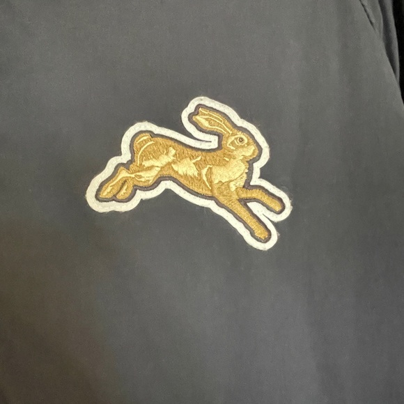 Tracksmith New England Blue Hooded Zip Up Running Jacket - Picture 8 of 10